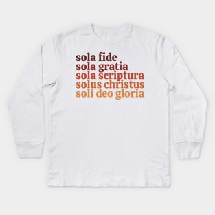 The Five Solas Kids Long Sleeve T-Shirt